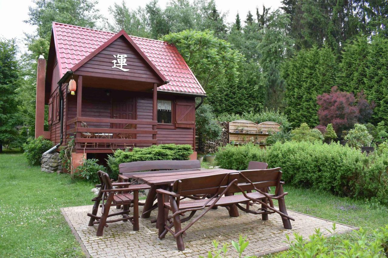 Ogrod Shinrin Yoku Odpoczynek W Lesie Villa Srokowo Buitenkant foto